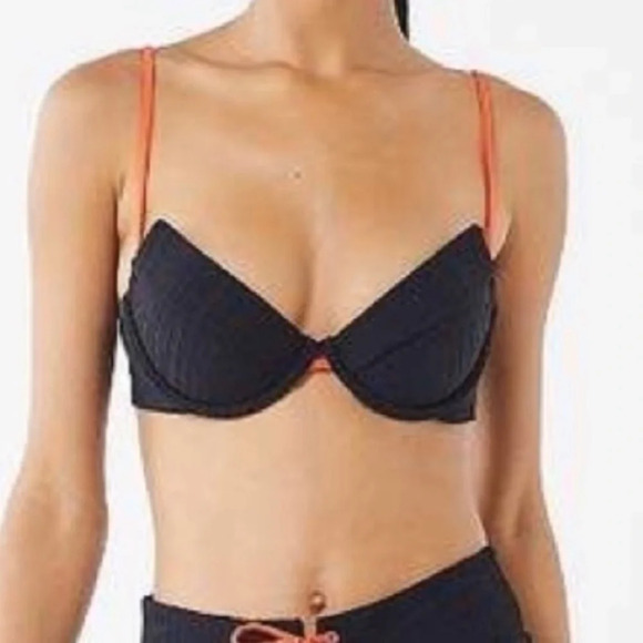 New! Onia Johanna underwire spaghetti strap bikini top 21553 - Picture 1 of 9